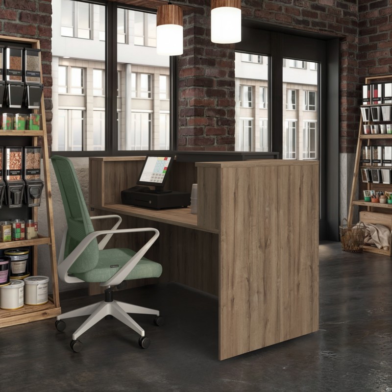Silla de oficina Agata Light Grey - Bikkom
