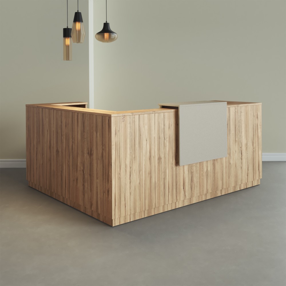 Mostrador en L Duomo | Diseño Elegante - Bikkom Mostrador en L Duomo | Diseño Elegante - Bikkom
