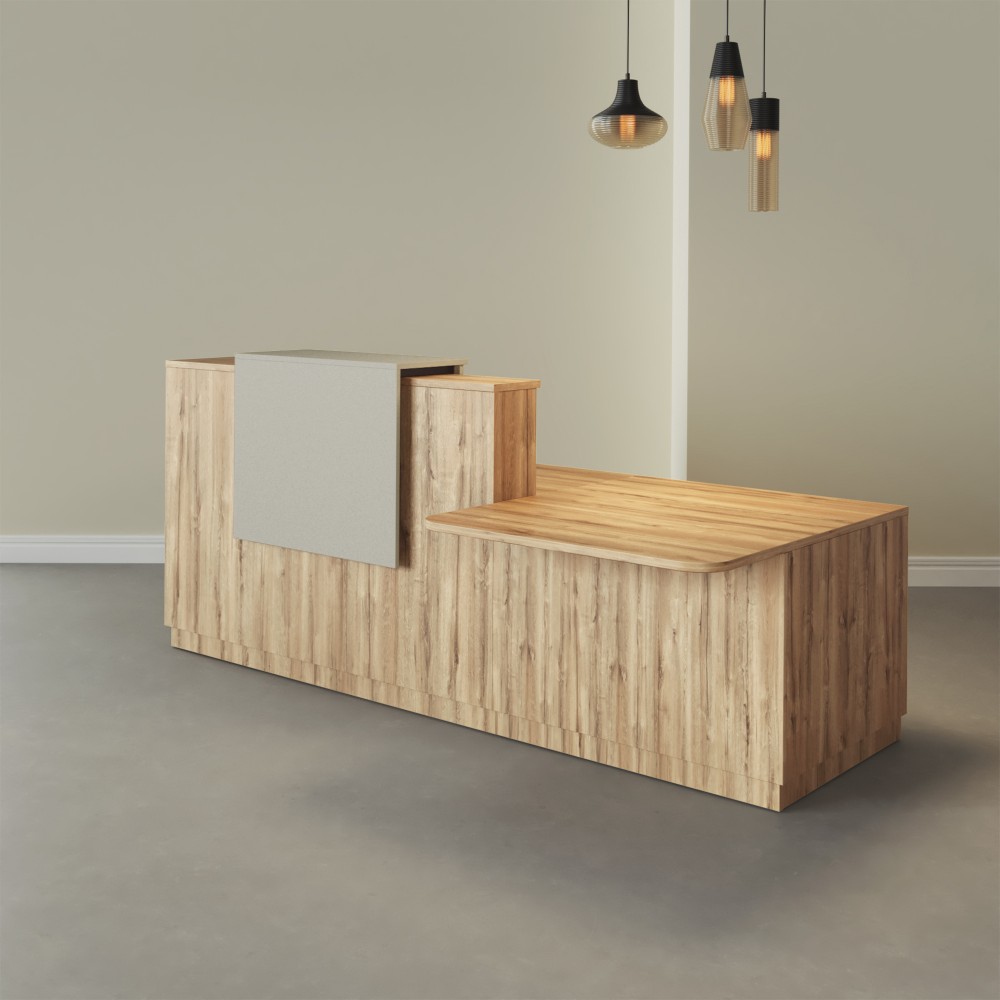 Mostrador Adaptado Duomo | Diseño Funcional para Oficinas - Bikkom