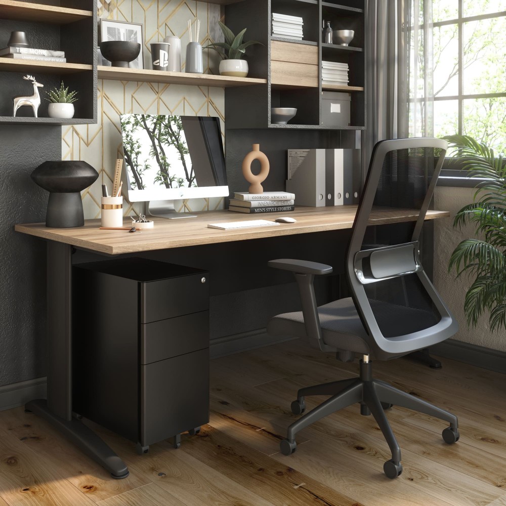 Pack de escritorio delta con silla y cajonera