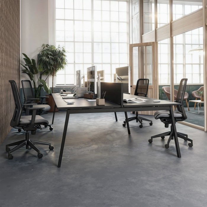 Mesa multipuesto Bench Olena Graphite - Bikkom