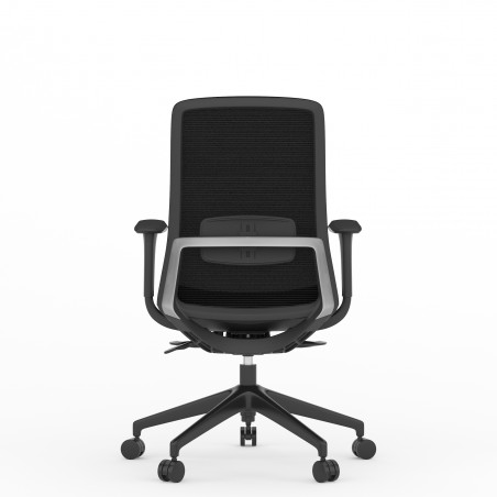 Silla Emma Black con ajuste lumbar