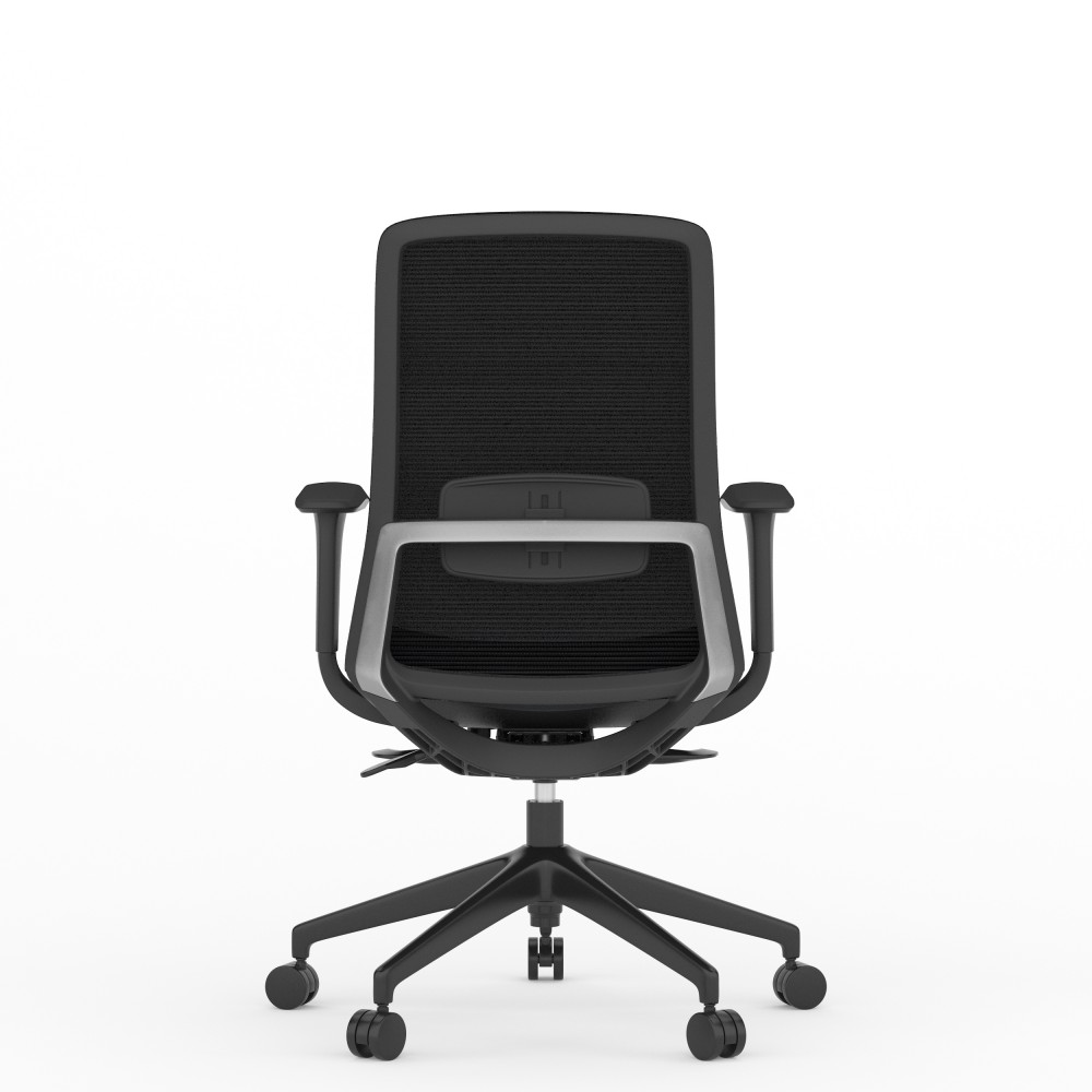Silla Emma Black con ajuste lumbar
