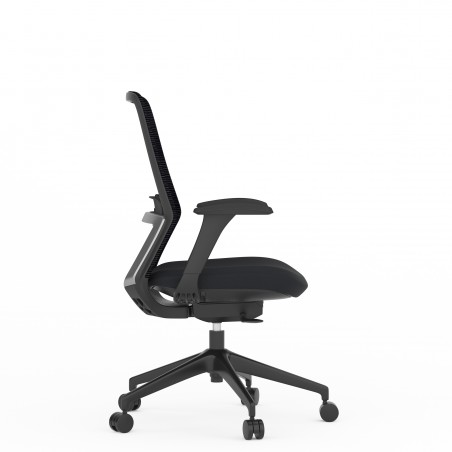 Vista frontal silla Emma Black