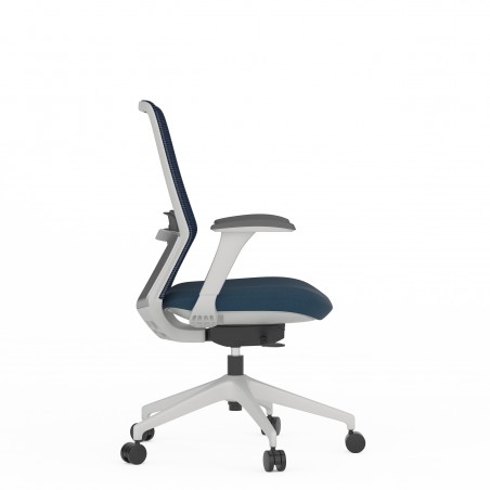 Silla ergonómica Emma Grey Azul
