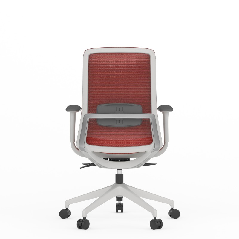 Silla ergonómica Emma Grey Rojo