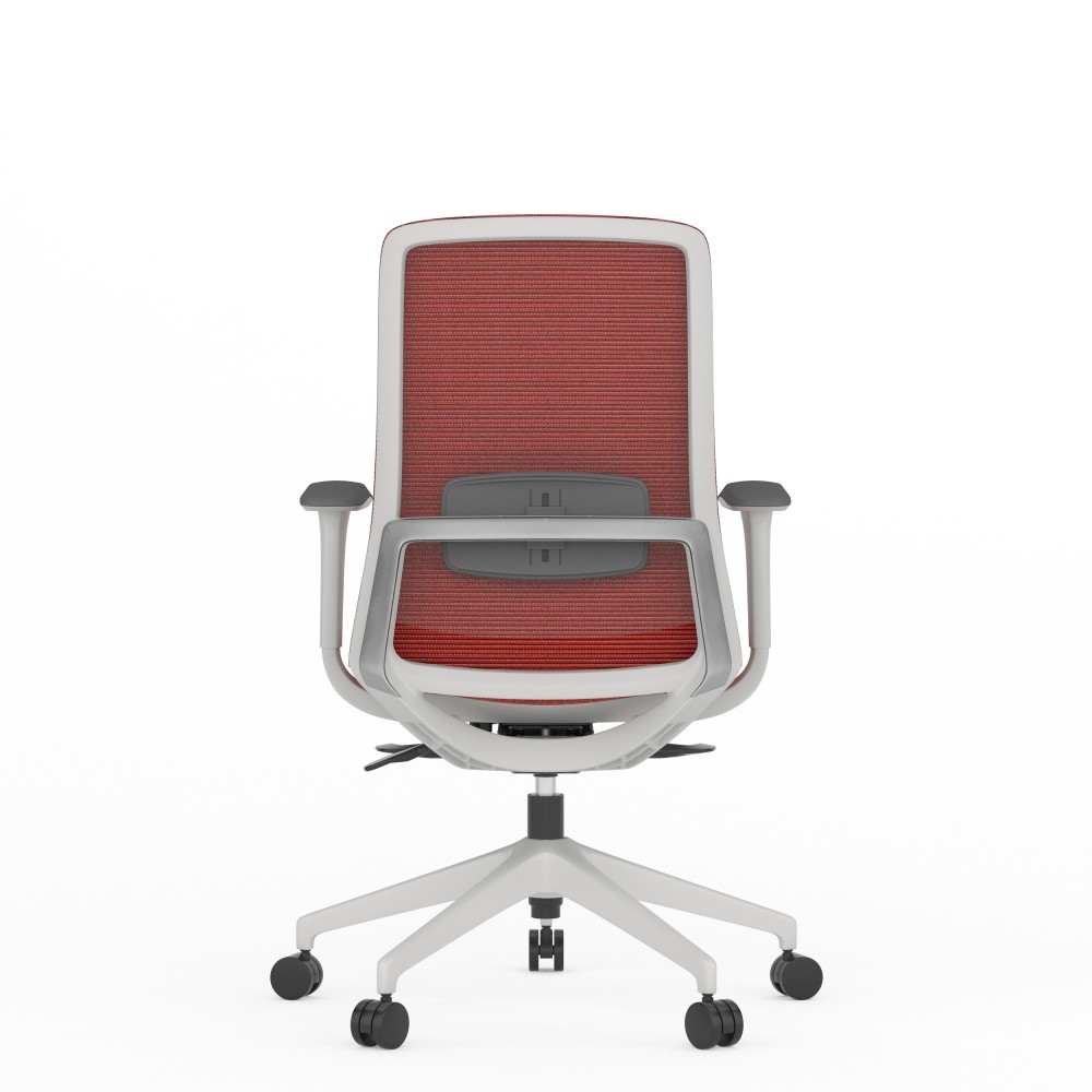Silla ergonómica Emma Grey Rojo