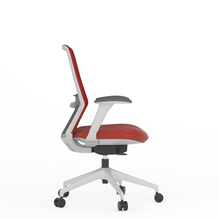 Vista Lateral silla Emma Grey