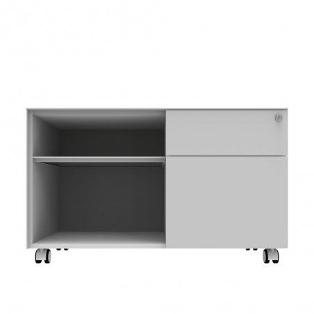 cajonera Zeta derecha blanca frontal