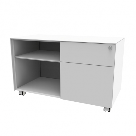 cajonera Zeta derecha blanca lateral