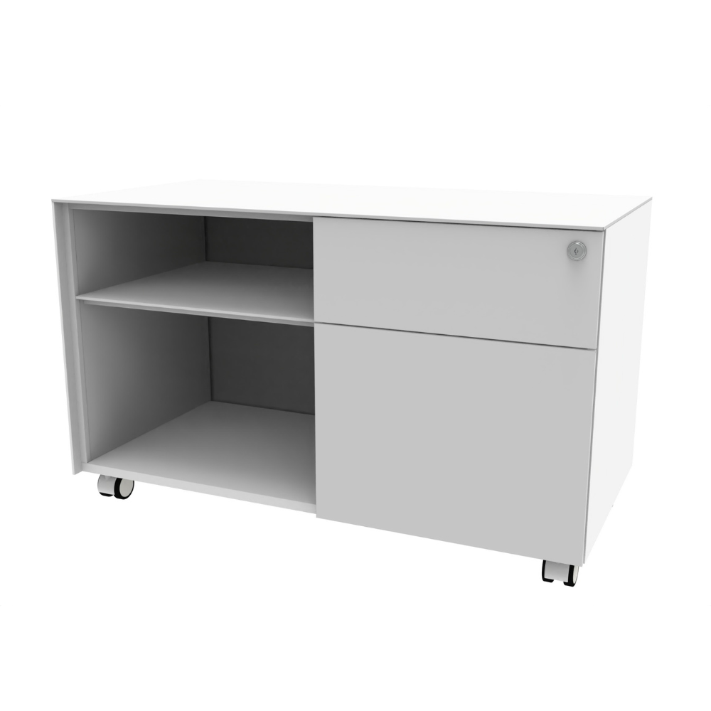 cajonera Zeta derecha blanca lateral