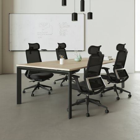 Silla de oficina con soporte lumbar