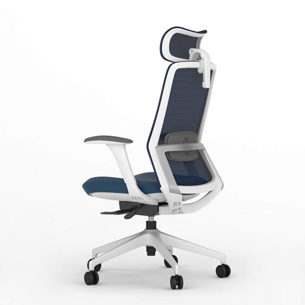 Vista Lateral Silla Emma Plus azul