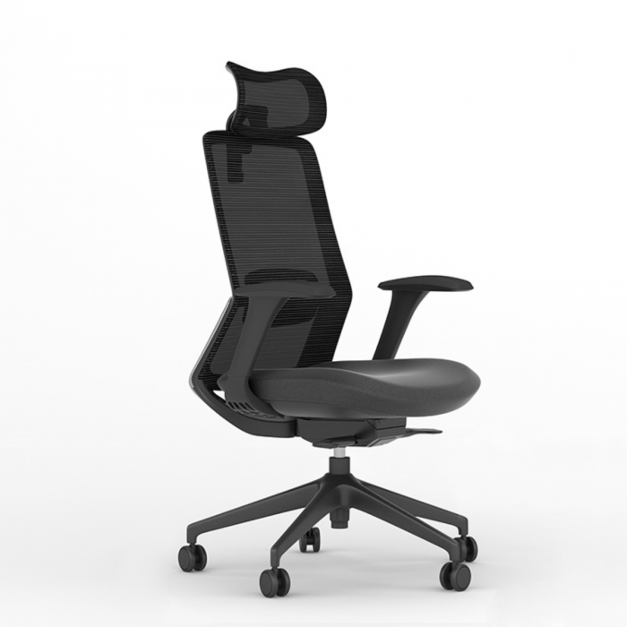 Silla Emma Plus color negro