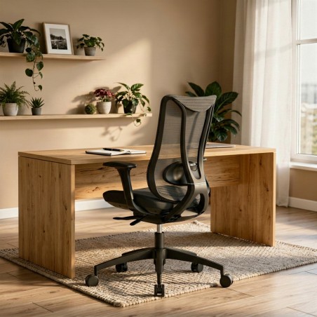 Silla de oficina Sara Plus color negro