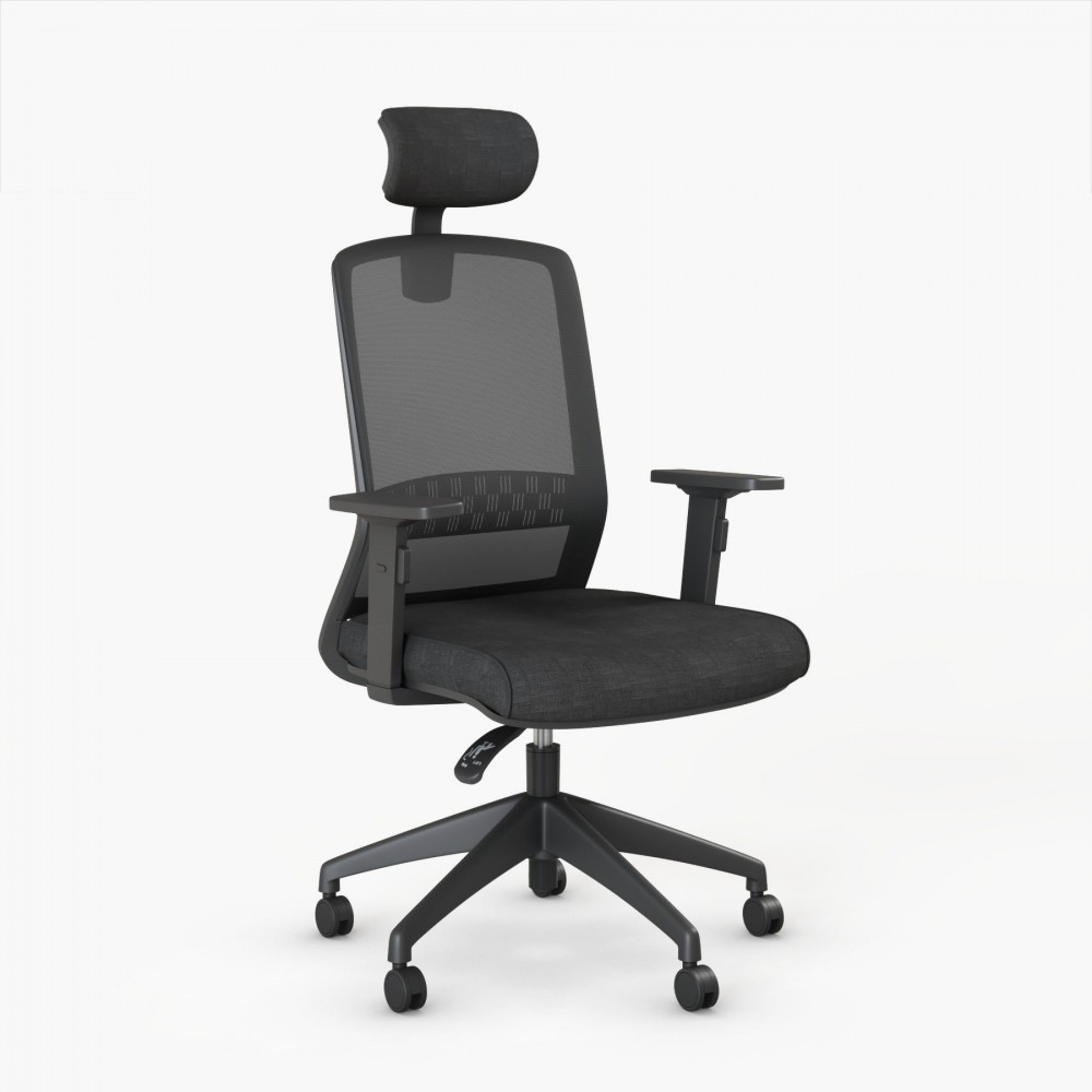 Silla de oficina Gala Black - Bikkom