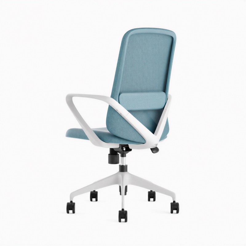 Silla de oficina Agata Light Grey - Bikkom
