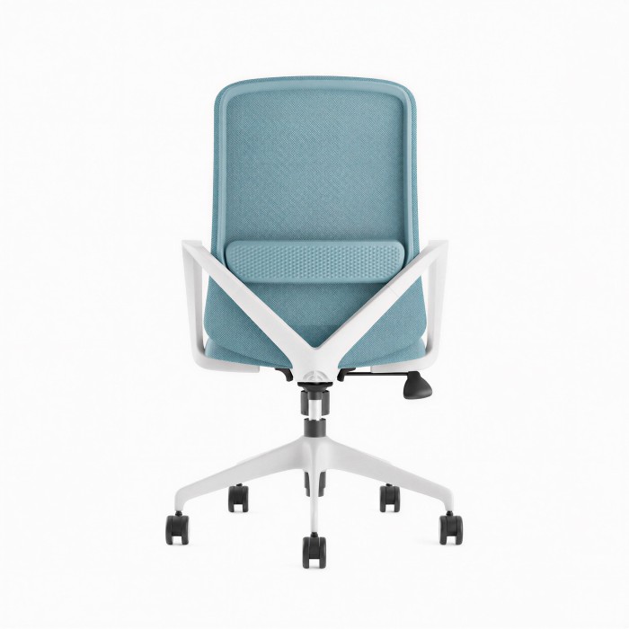 Silla Azul Agata vista trasera