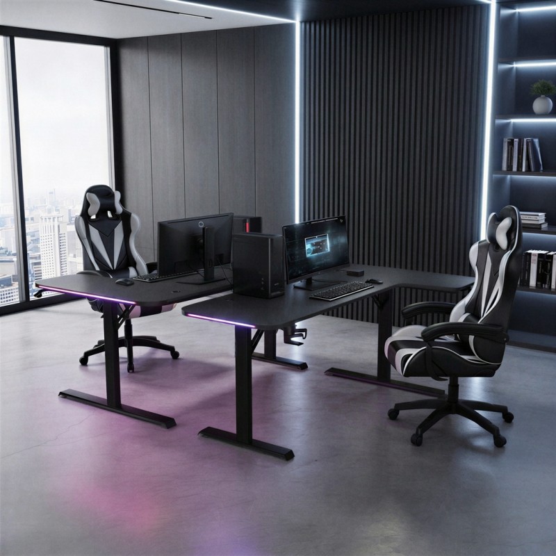 Oficina moderna con mesa Nexa L