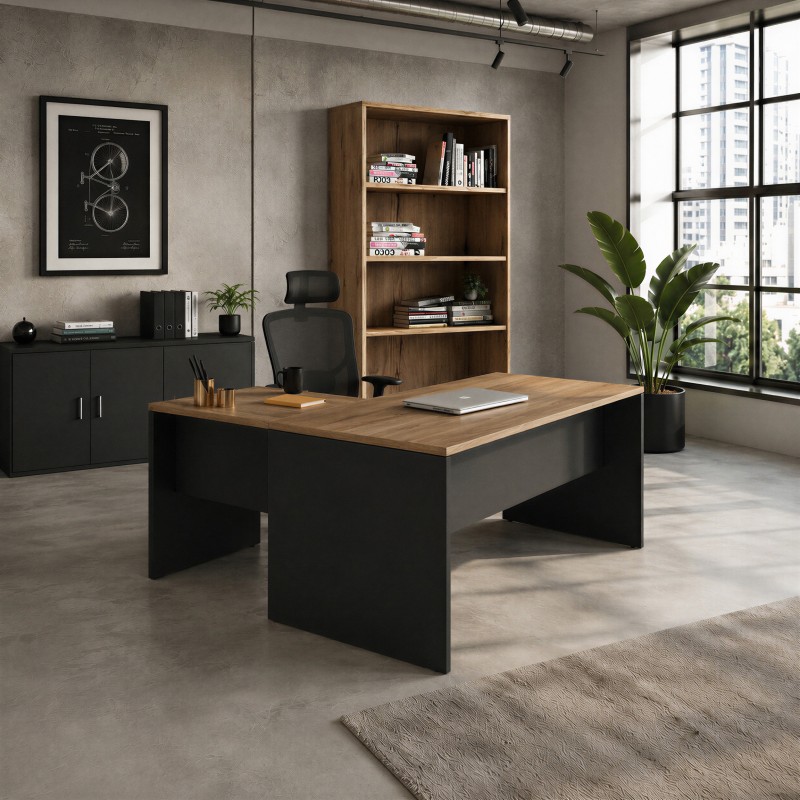 Mesa de oficina en L Tarnos - Bikkom