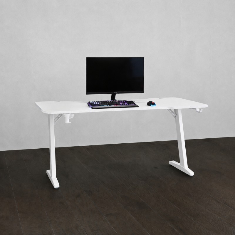 Mesa gaming blanca Nexa Z
