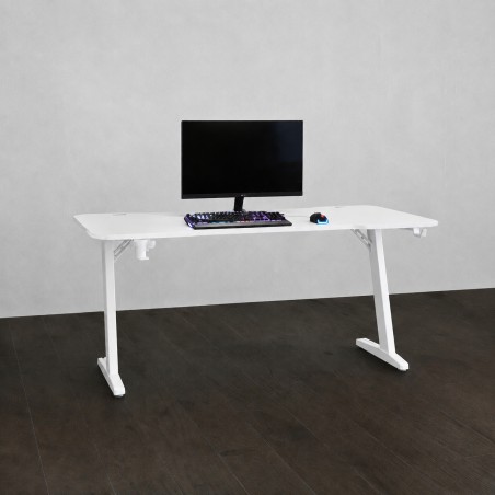 Mesa gaming blanca Nexa Z
