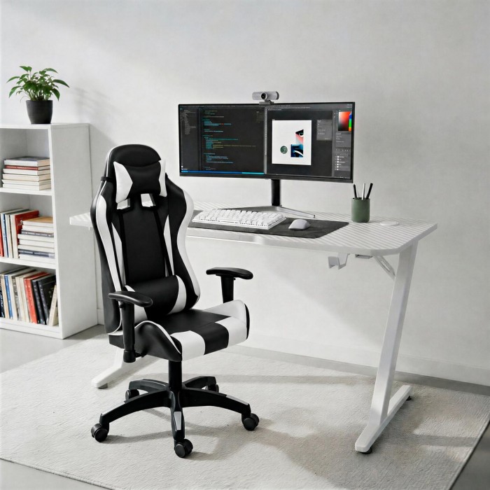 Setup Gaming con Exon Race Negra
