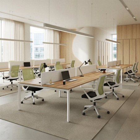 Oficina con silla Diva verde