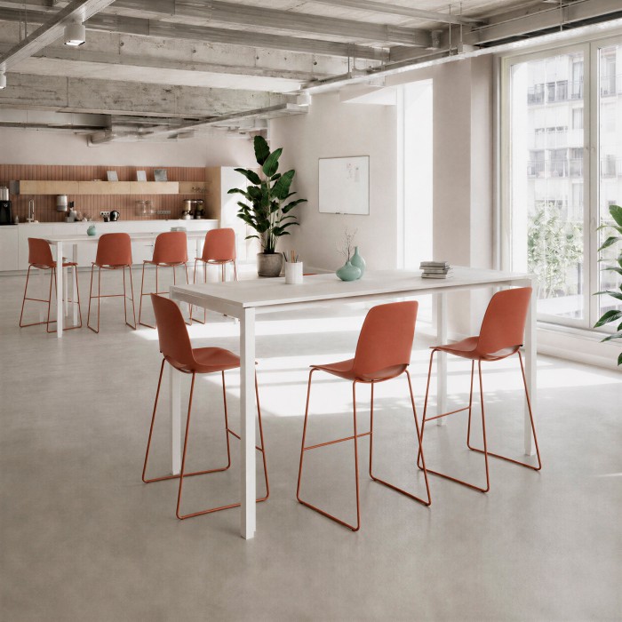 Mesa de comedor Modus Alta blanca