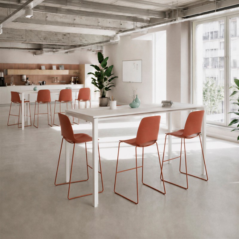Mesa de comedor Modus Alta blanca