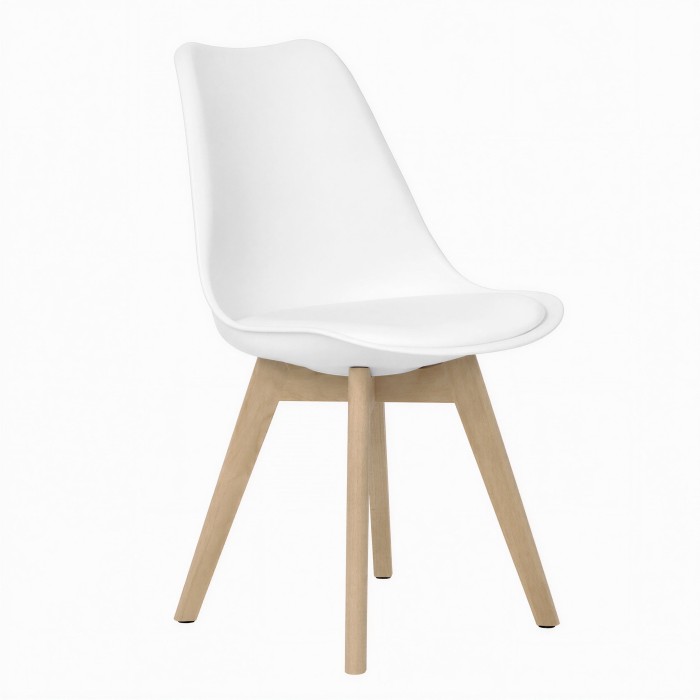Silla nórdica Ada blanca