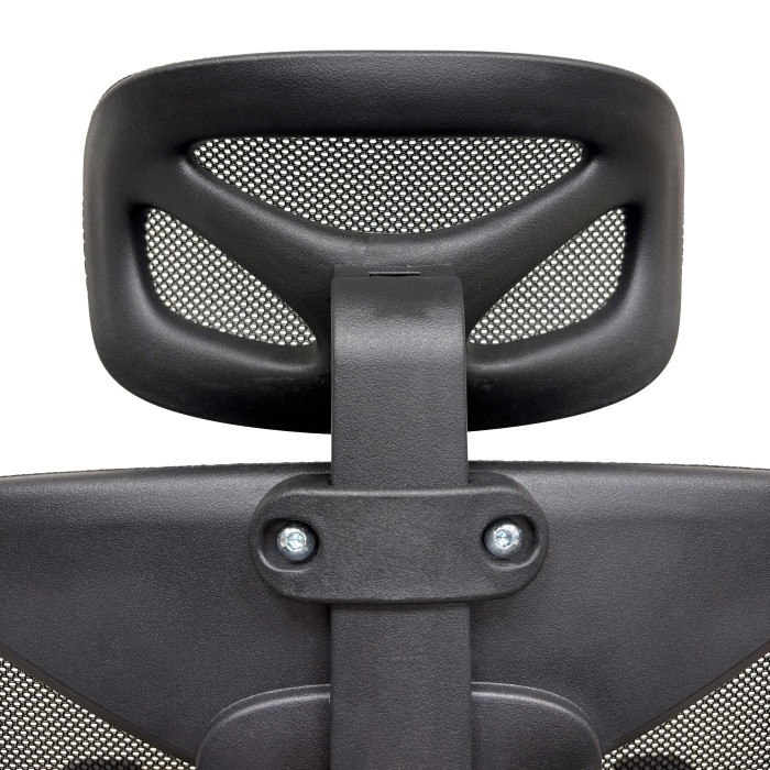 Silla ergonómica reclinable Nara Plus negra cabecero