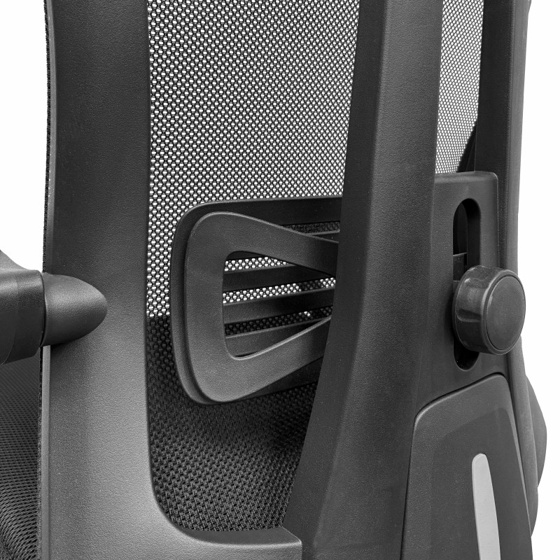 Silla ergonómica reclinable Nara Plus negra soporte lumbar
