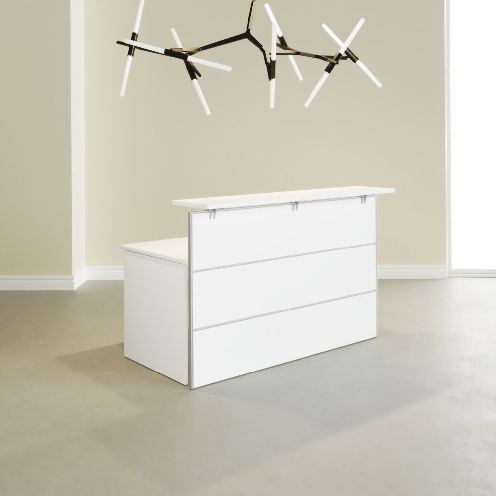 Mostrador de recepción modular Dolce blanco