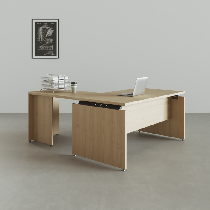 Mesa de escritorio en L Atria - Bikkom