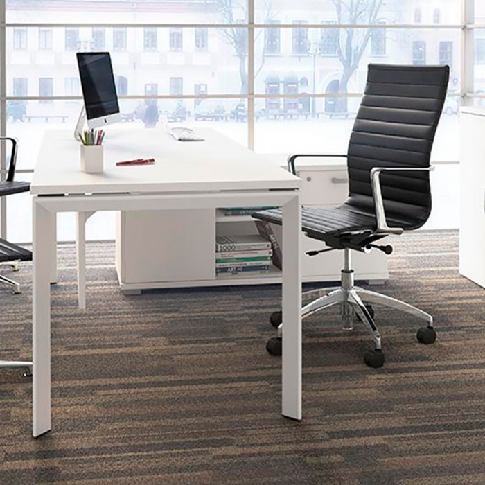 Silla de Dirección Idara Tapizada Black con diseño ergonómico