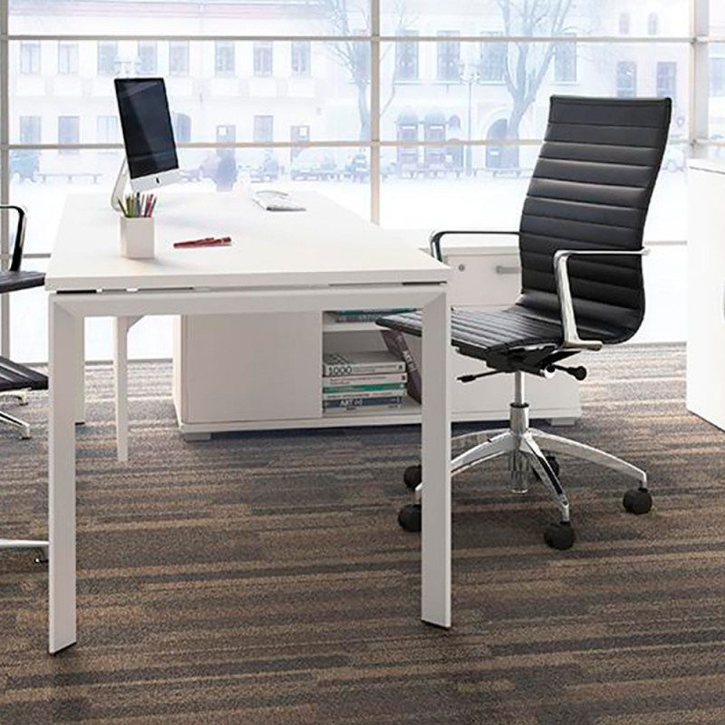 Silla de Dirección Idara Tapizada Black con diseño ergonómico