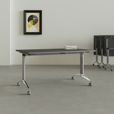 Escritorio plegable con tablero grafito