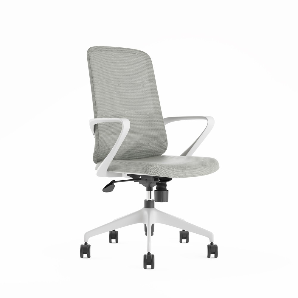 Silla de oficina Agata Light Grey - Bikkom