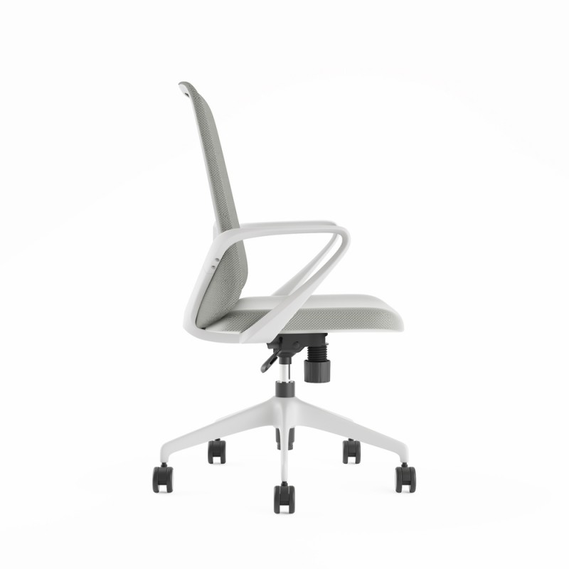 Silla de oficina Agata Light Grey - Bikkom