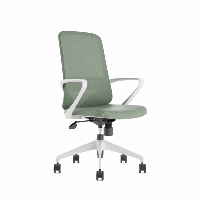 Silla de oficina Agata Light Grey - Bikkom