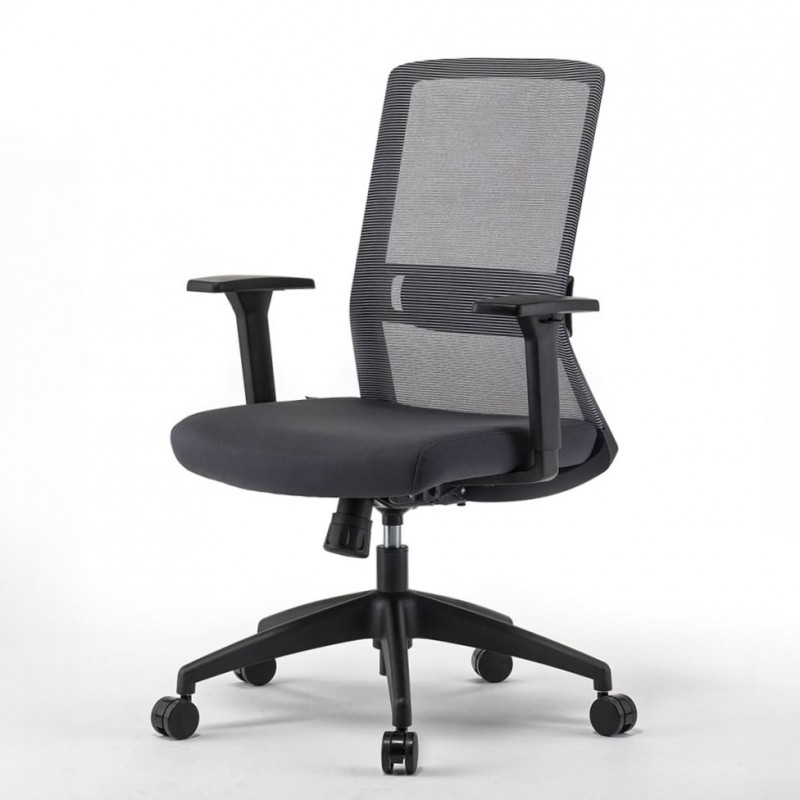 Silla de oficina Becca Grey - Bikkom