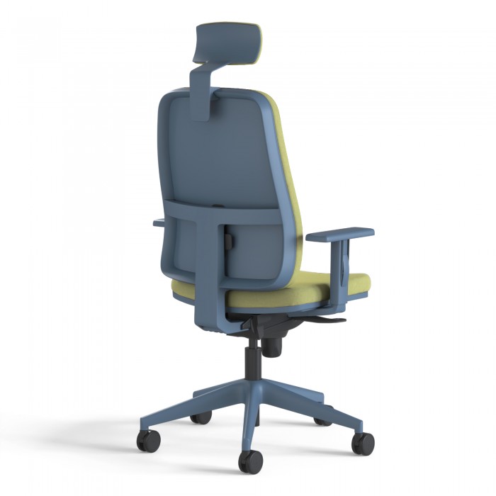 Silla de oficina ergonómica Lisa Tapizada - Bikkom