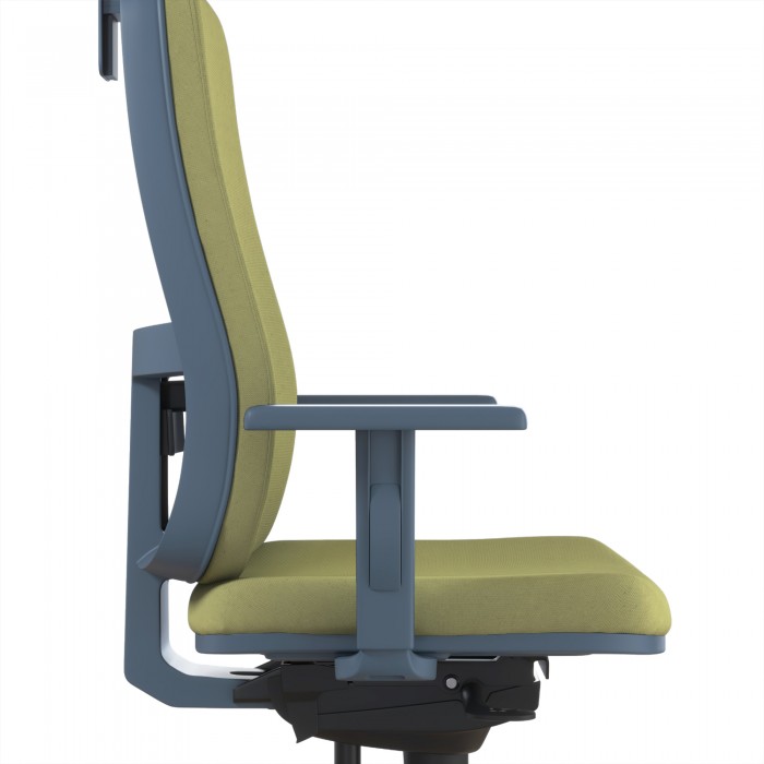Silla de oficina ergonómica Lisa Tapizada - Bikkom