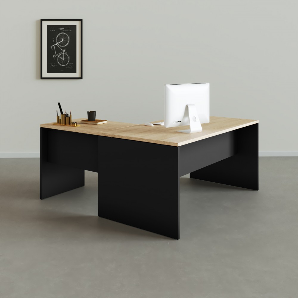 Mesa de oficina en L Tarnos - Bikkom Mesa de oficina en L Tarnos - Bikkom