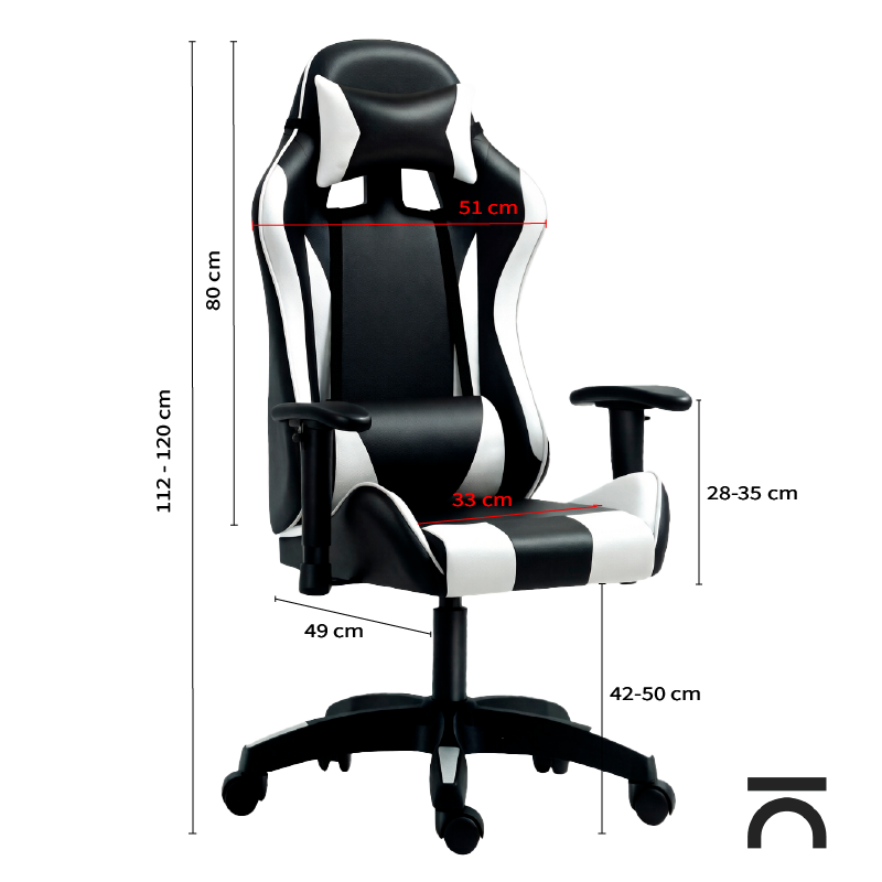 Medidas silla Exon Race